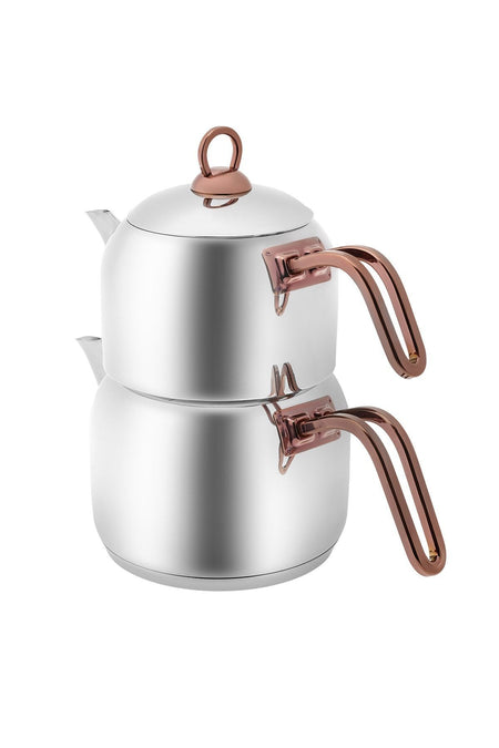 Karaca Manes induction Base Midi Teapot Set Rose - MALLTURK