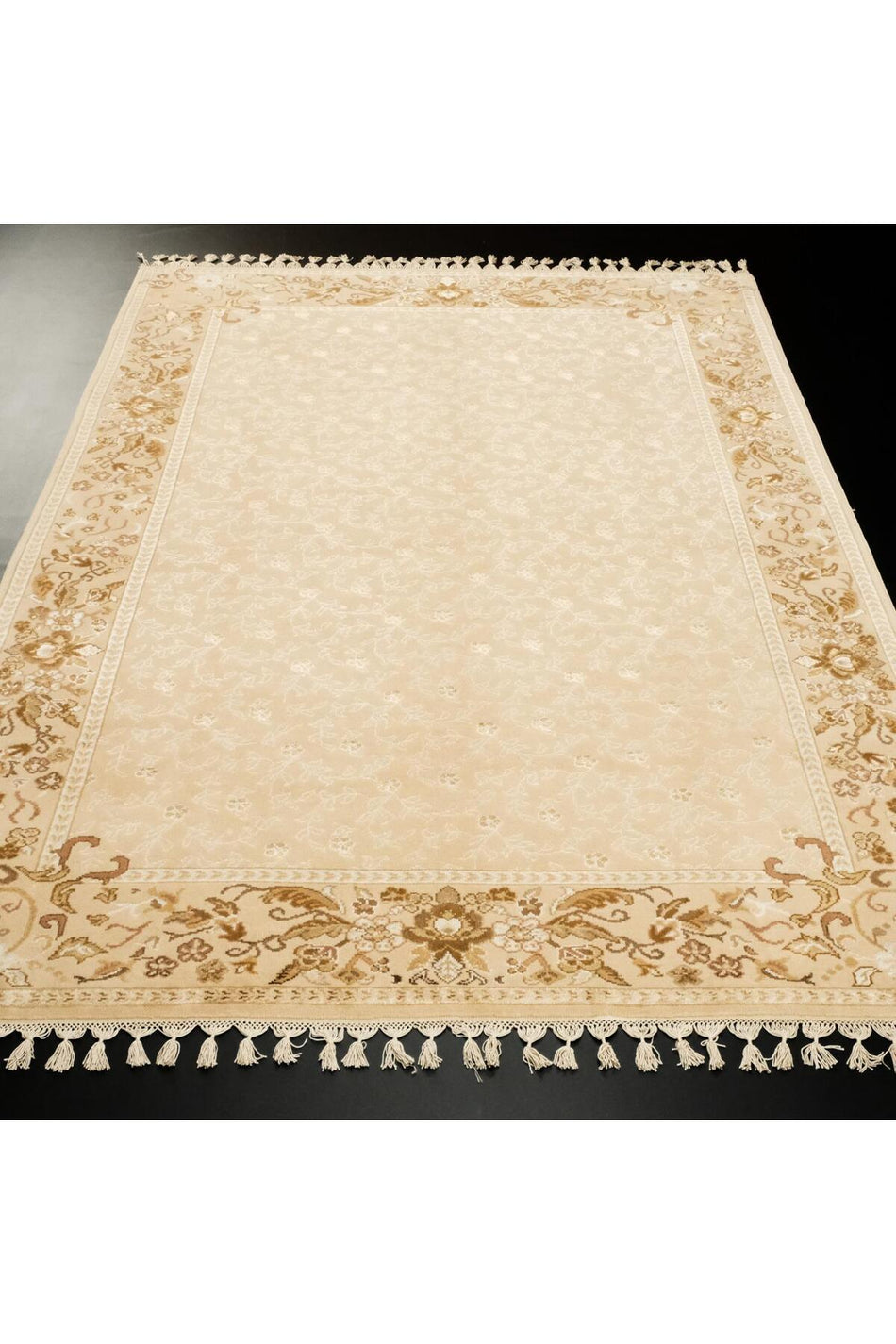 Halicizade Sultan Serisi Cicek Pattern Hand-Woven Rug - MALLTURK