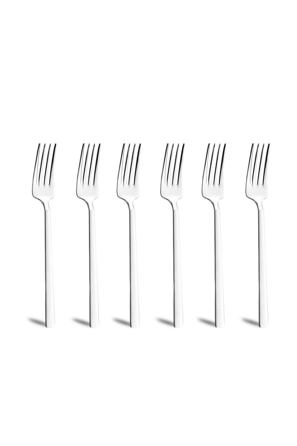 Jumbo 1800 6 Pack Steel tatli Fork takimi - MALLTURK