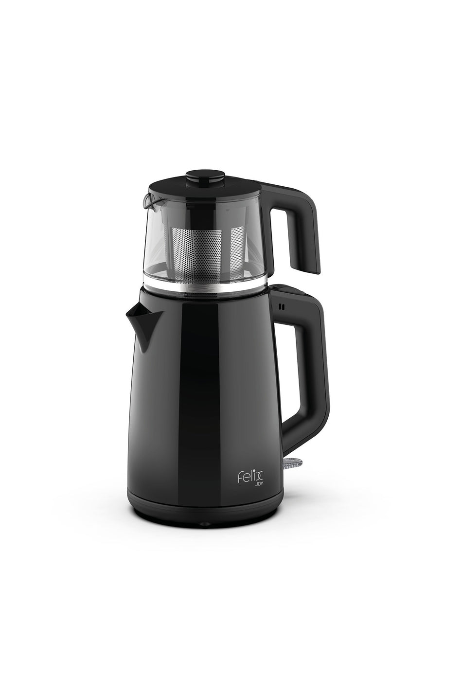 Arzum FL398 Felix Joy Tea Maker, 1 L Glass Teapot, Automatic Shut-off, Black - MALLTURK