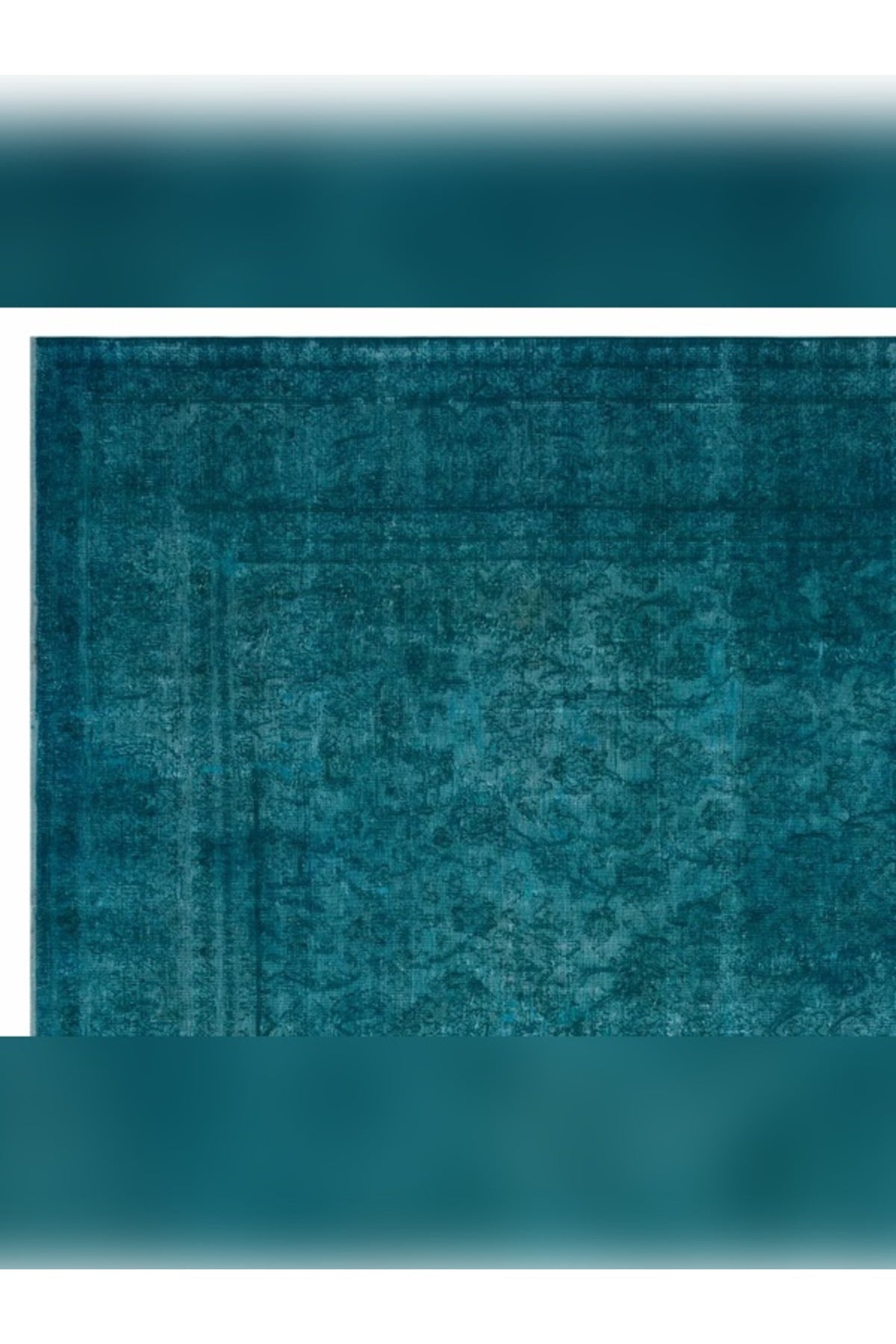 Apex Rug Distressed Vintage Rug XLarge Hand-Woven Natural Turquoise 29800 300 x 372 cm - MALLTURK