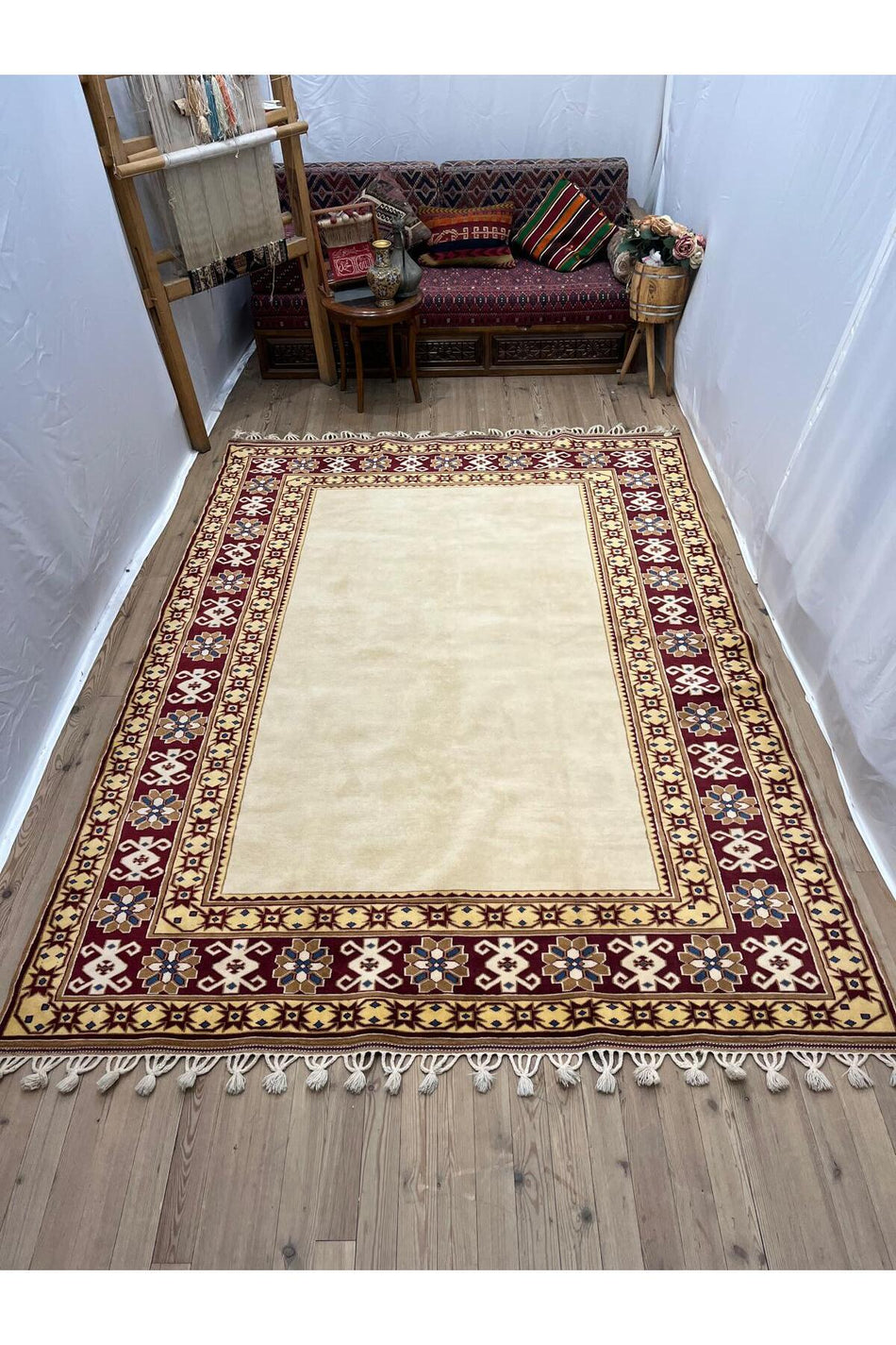 SIRVAN Rug Hand-Woven ANTIK YORUK Rug - 202x280 - MALLTURK