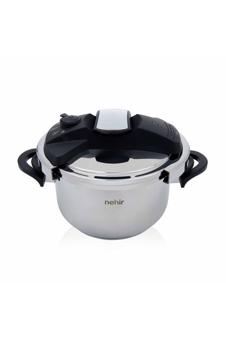 Nehir Silver Matik Pressure Cooker - 5 Lt - MALLTURK