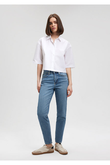 Cindy Classic Denim Vintage Light Mavi Jeans 100277-87640 - MALLTURK