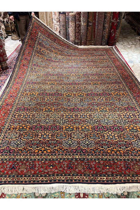 RD RAMAZAN DAG Hand Rug Art Hand-Woven Hereke Rug Karpuzlu Design Premium Quality Size 365x245 - MALLTURK