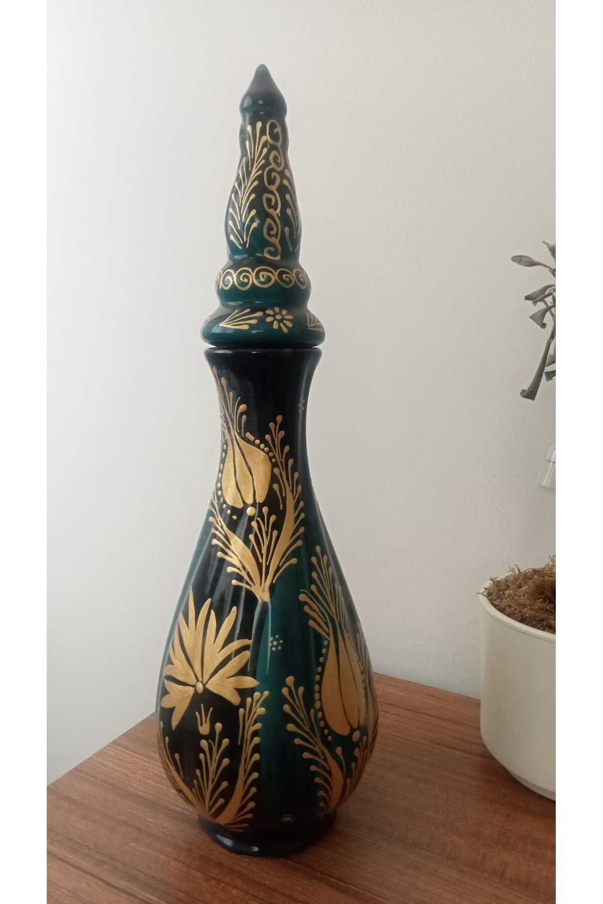 Sema Cini Handmade Ceramic Nightingale's Eye 30 cm Vase - MALLTURK