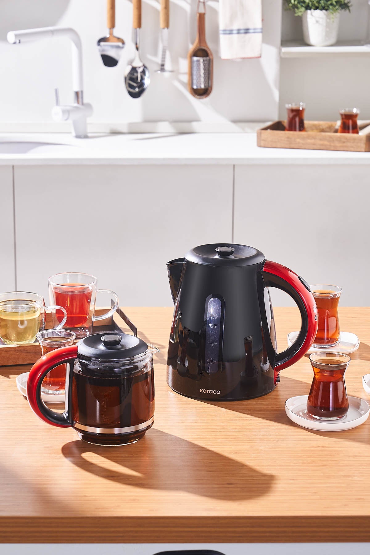 Karaca Energy-Efficient Kettle Tea Maker 1501 Redgold - MALLTURK
