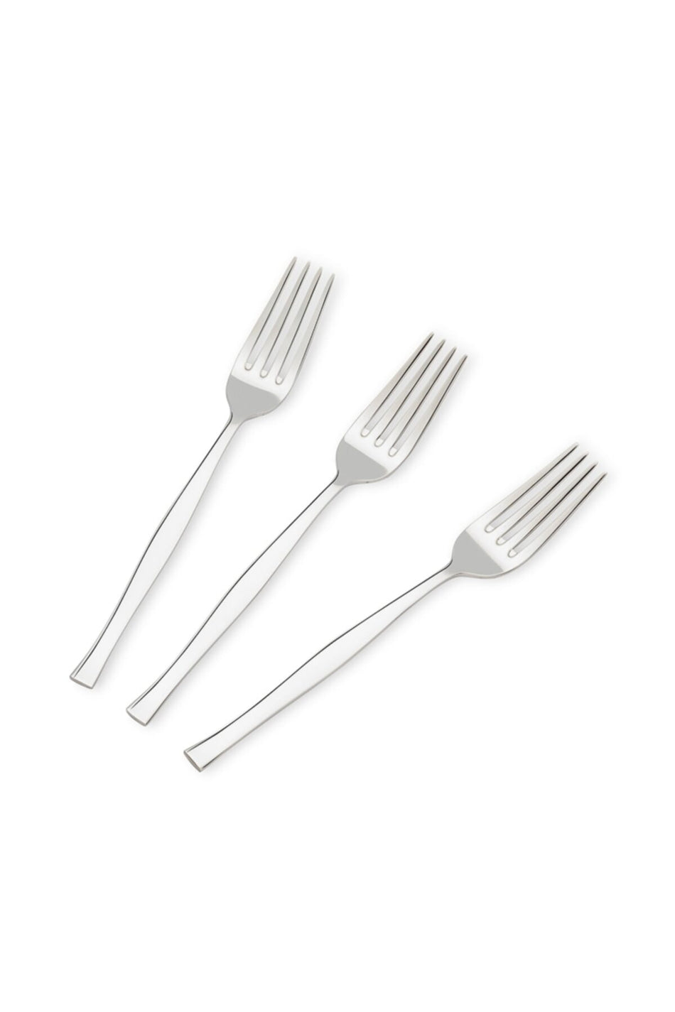 Nehir zarif Plain 12 Piece yemek Fork 18 10 304 kalite - MALLTURK
