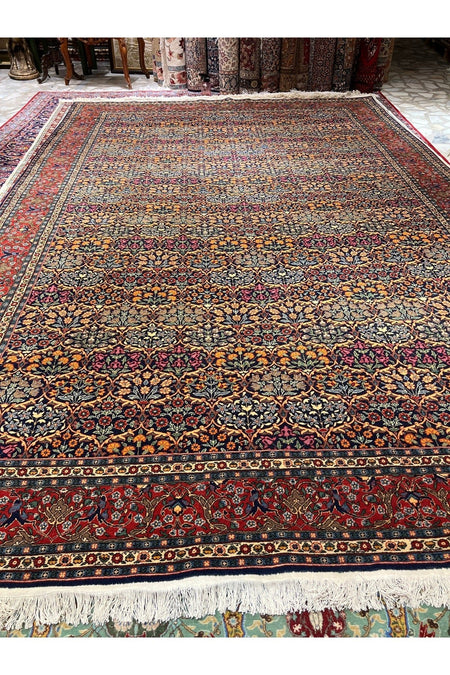 RD RAMAZAN DAG Hand Rug Art Hand-Woven Hereke Rug Karpuzlu Design Premium Quality Size 365x245 - MALLTURK