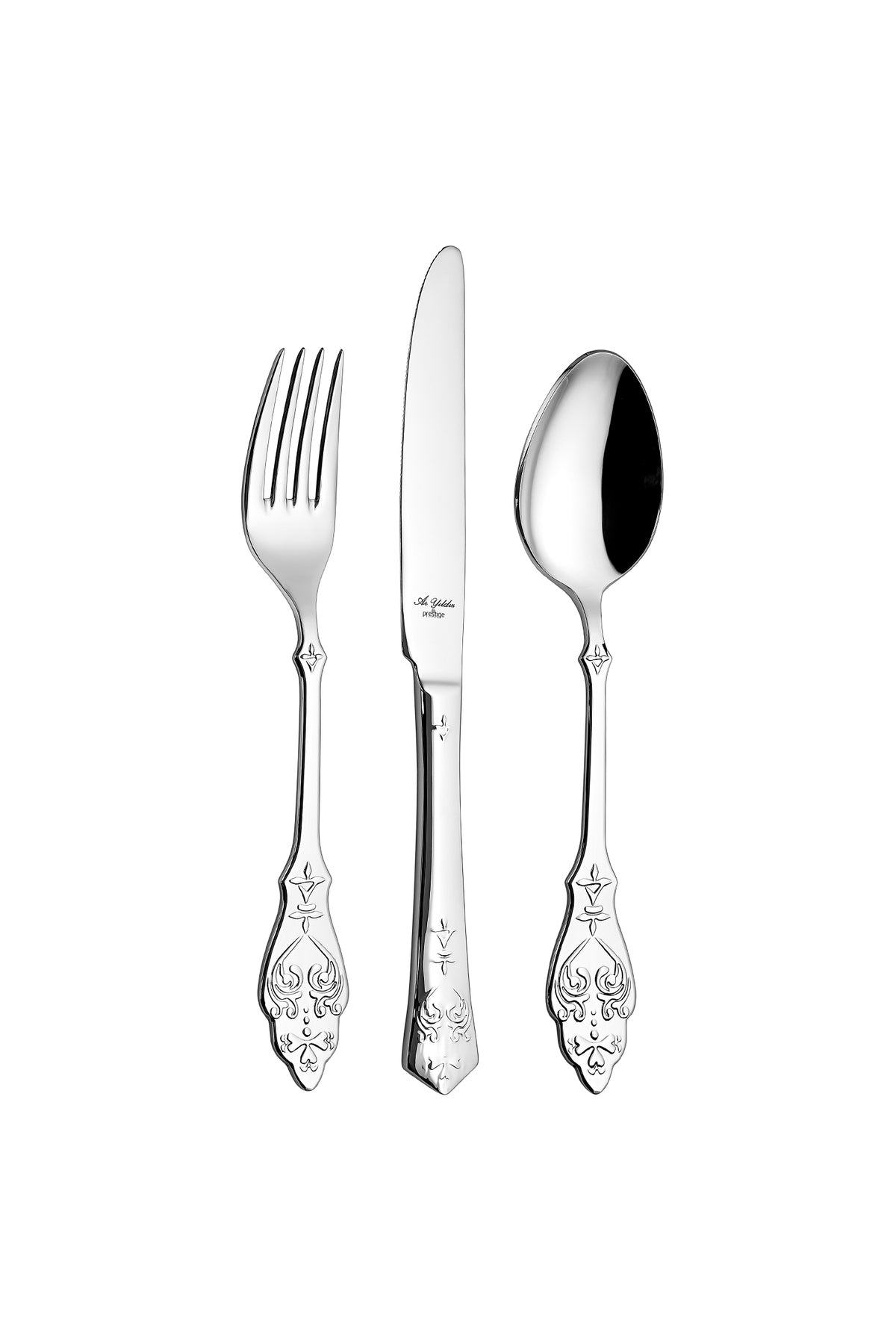 Aryildiz kremlin prestige 84 Piece 12 Place Setting Flatware Set - MALLTURK