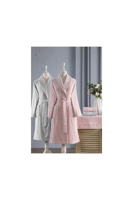 Ozdilek Blossom Happy Family Bathrobe Set - MALLTURK