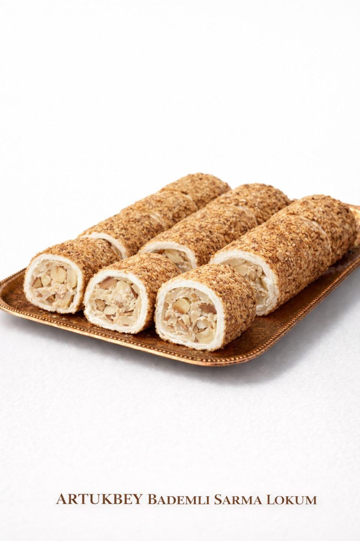 ARTUKBEY Almond Rolled Turkish Delight 250 g - MALLTURK