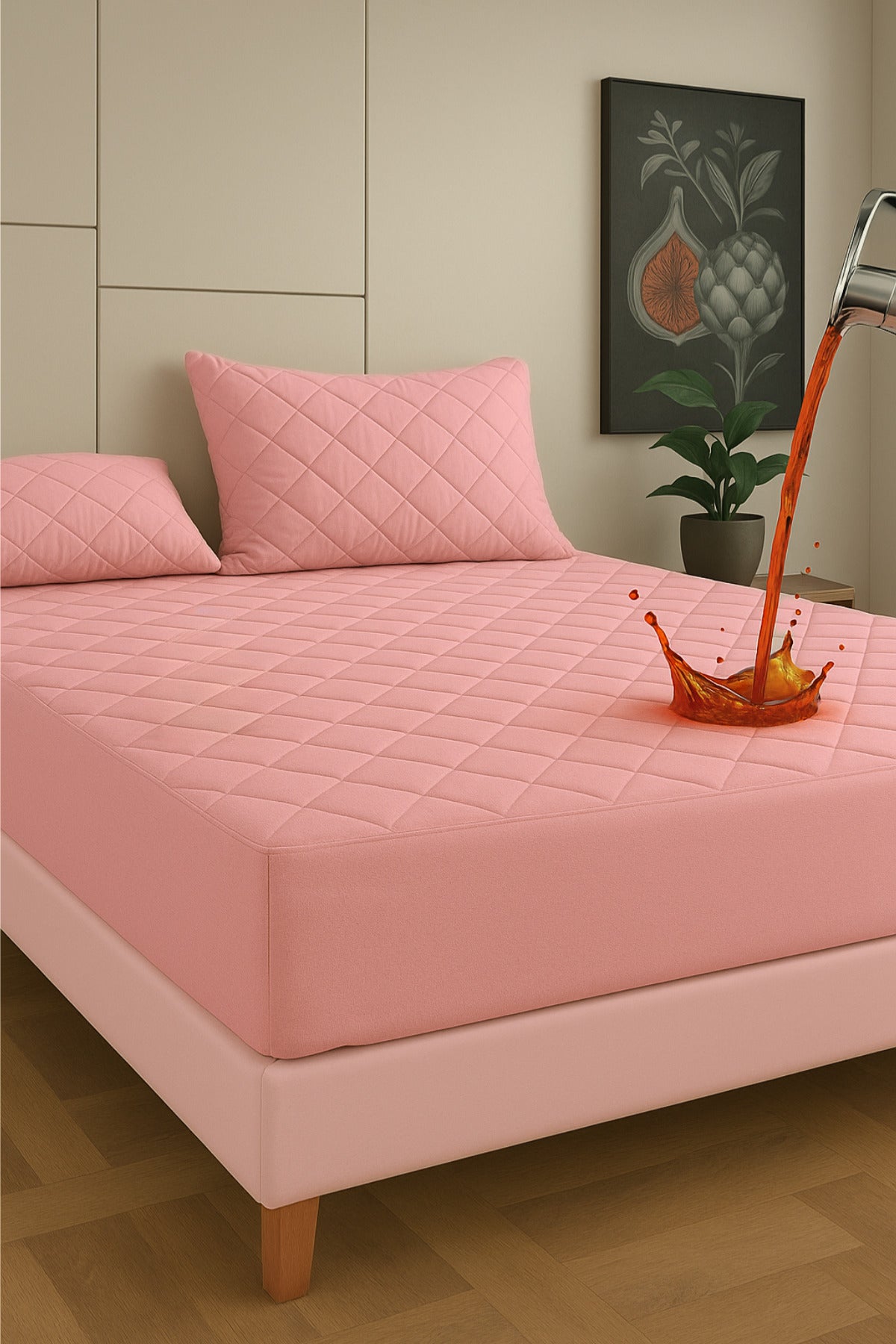 Formeya Premium Waterproof Cotton Quilted Fitted Mattress Protector - MALLTURK