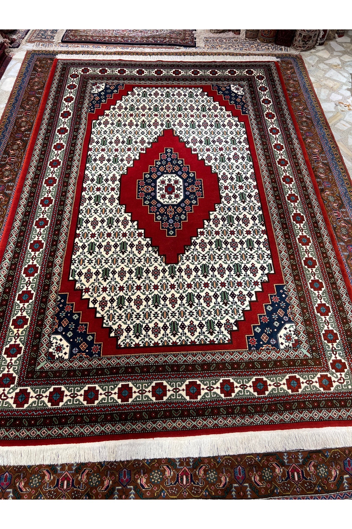 RD RAMAZAN DAG Hand Rug Art Hand-Woven Azerbaycan Derbent Rug Size 296x196.