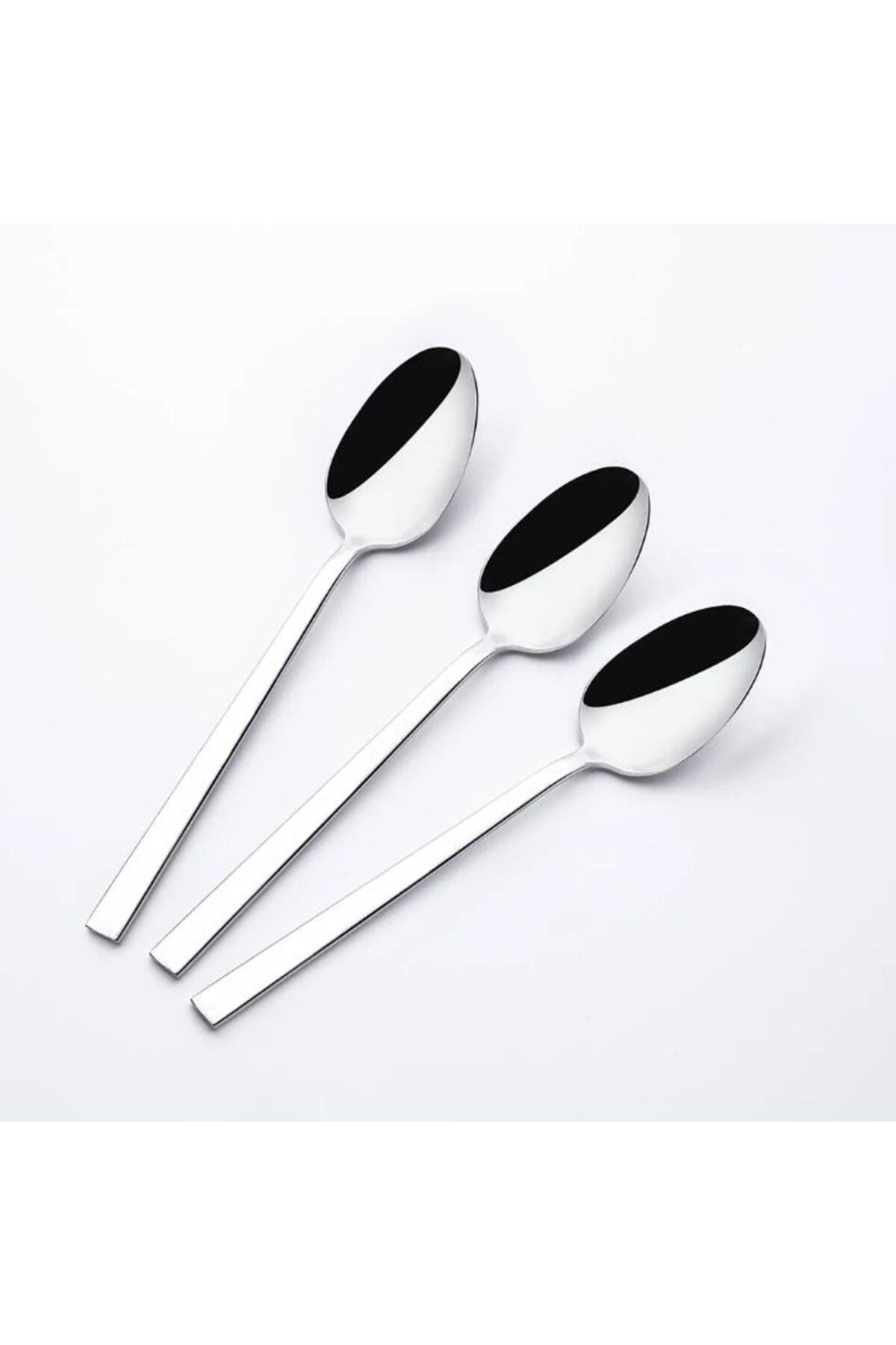 Nehir dalyan Plain 12 Piece tatli Spoon Set - MALLTURK