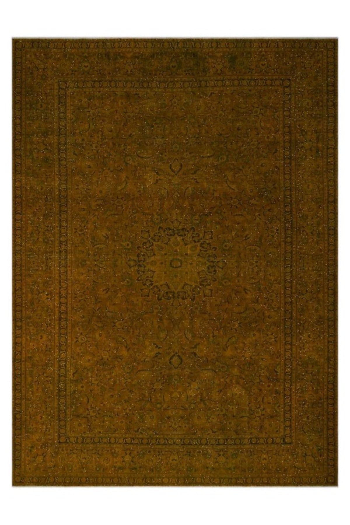 Apex Rug Distressed Vintage Rug XLarge Hand-Woven Natural Yellow 24562 294 x 406 cm - MALLTURK