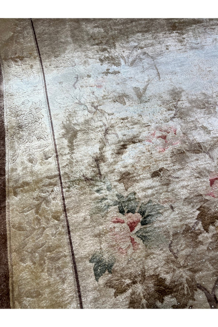 RD RAMAZAN DAG Hand Rug Art Hand-Woven Carved Chinese Silk Rug Size 240x153 - MALLTURK