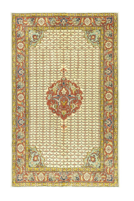Soho Antiq Tolan Madalyon Pattern Wool Rug 207x300 cm - MALLTURK