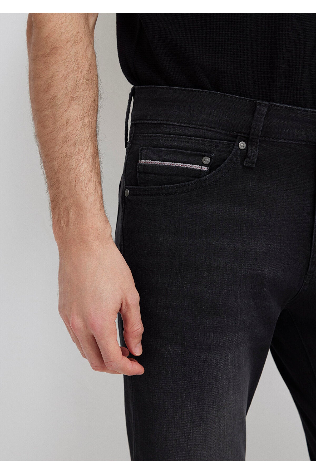 Premium Dark Grey Smoke Jeans 0042218775 - MALLTURK