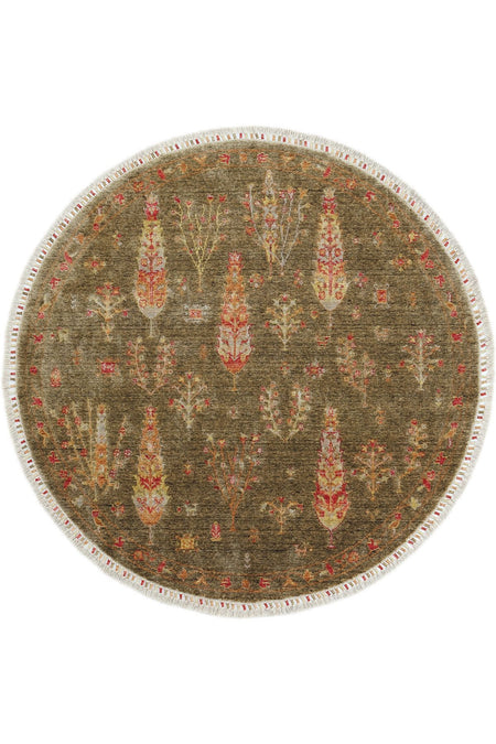 Cool Hali Galata 08 Khaki Carpet Living Room Carpet Bohemian Scandinavian Carpet Bamboo Carpet Handwoven Round Hallway Carpet - MALLTURK