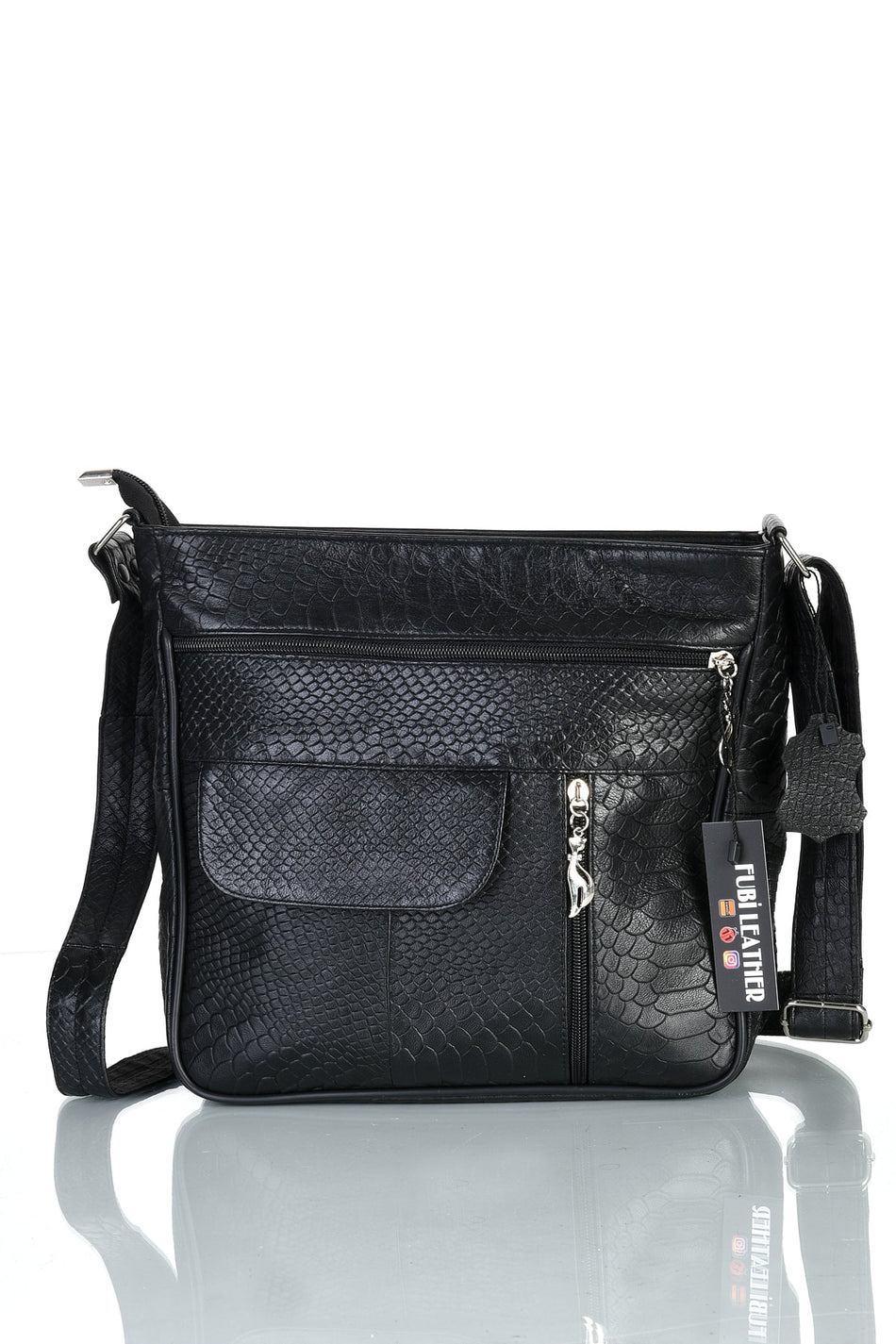 Fubileather 100% Genuine Leather Women's Crossbody Bag