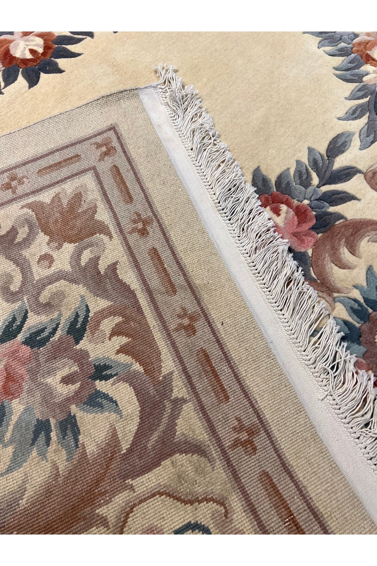 RD RAMAZAN DAG Hand Rug Art Hand-Woven Embossed Chinese Rug Premium Quality Cream Rengi Size 350x250 - MALLTURK
