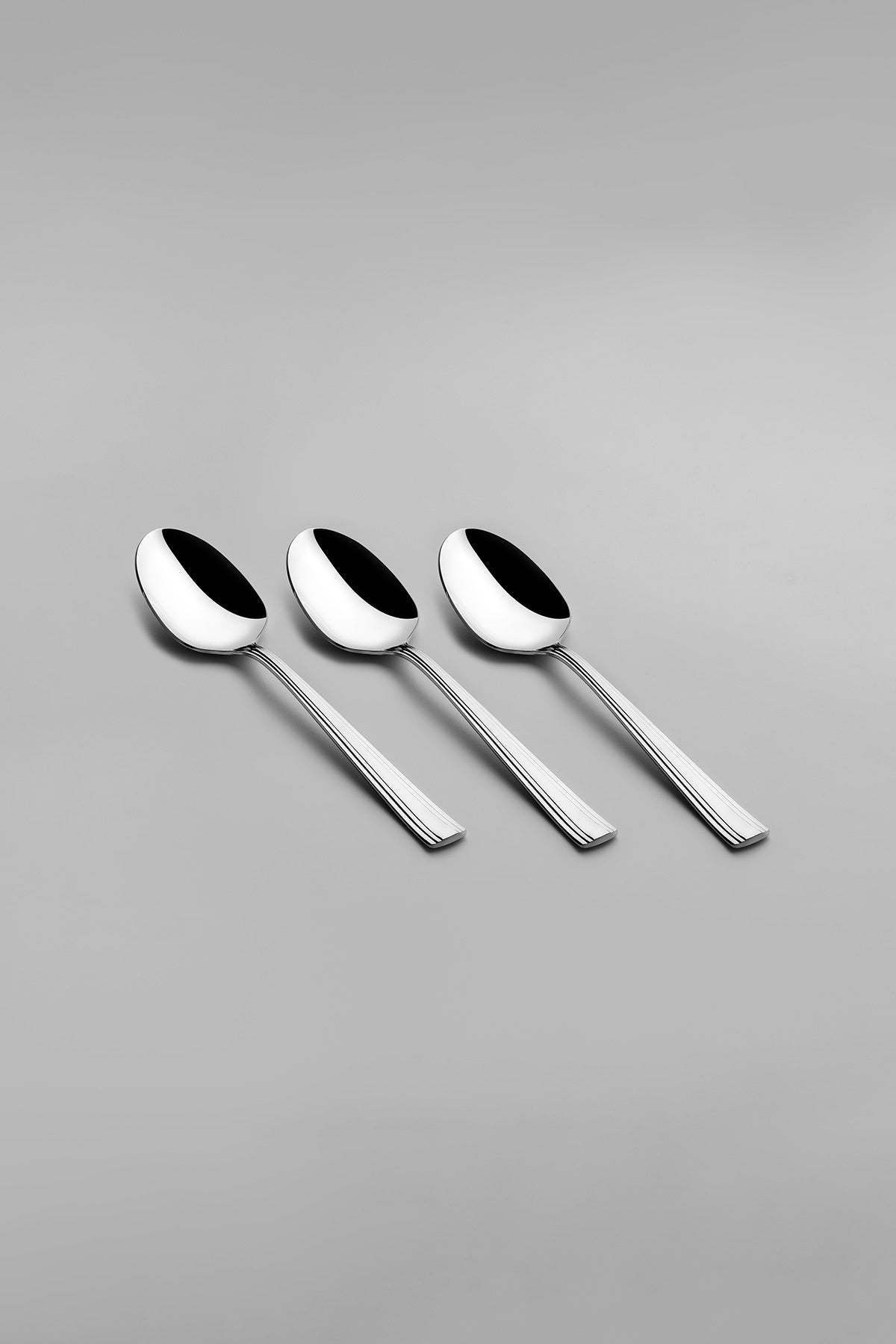 Nehir katre Plain 12 Piece yemek Spoon Set - MALLTURK