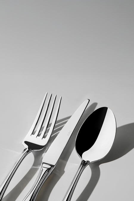Nehir lalezar Plain 12 Place Setting 89 Piece deri Boxed Flatware Set - MALLTURK