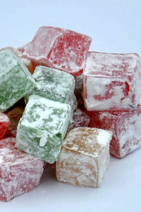 Kardesler sekerleme kardesler Fruit Flavored Mini Turkish Delight 500 g - MALLTURK