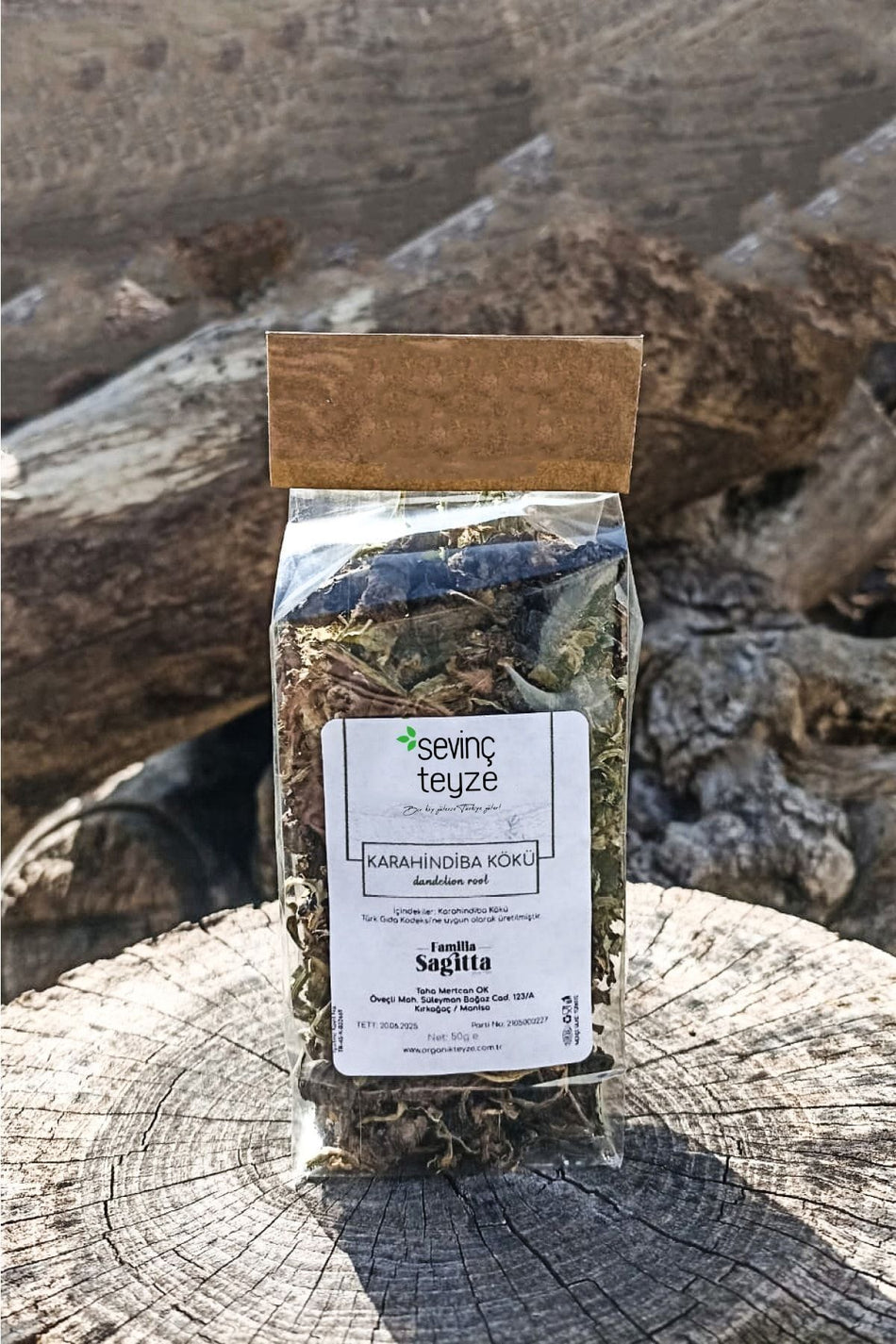Organic Auntie Dandelion Root, Taraxacum Officinale 50g