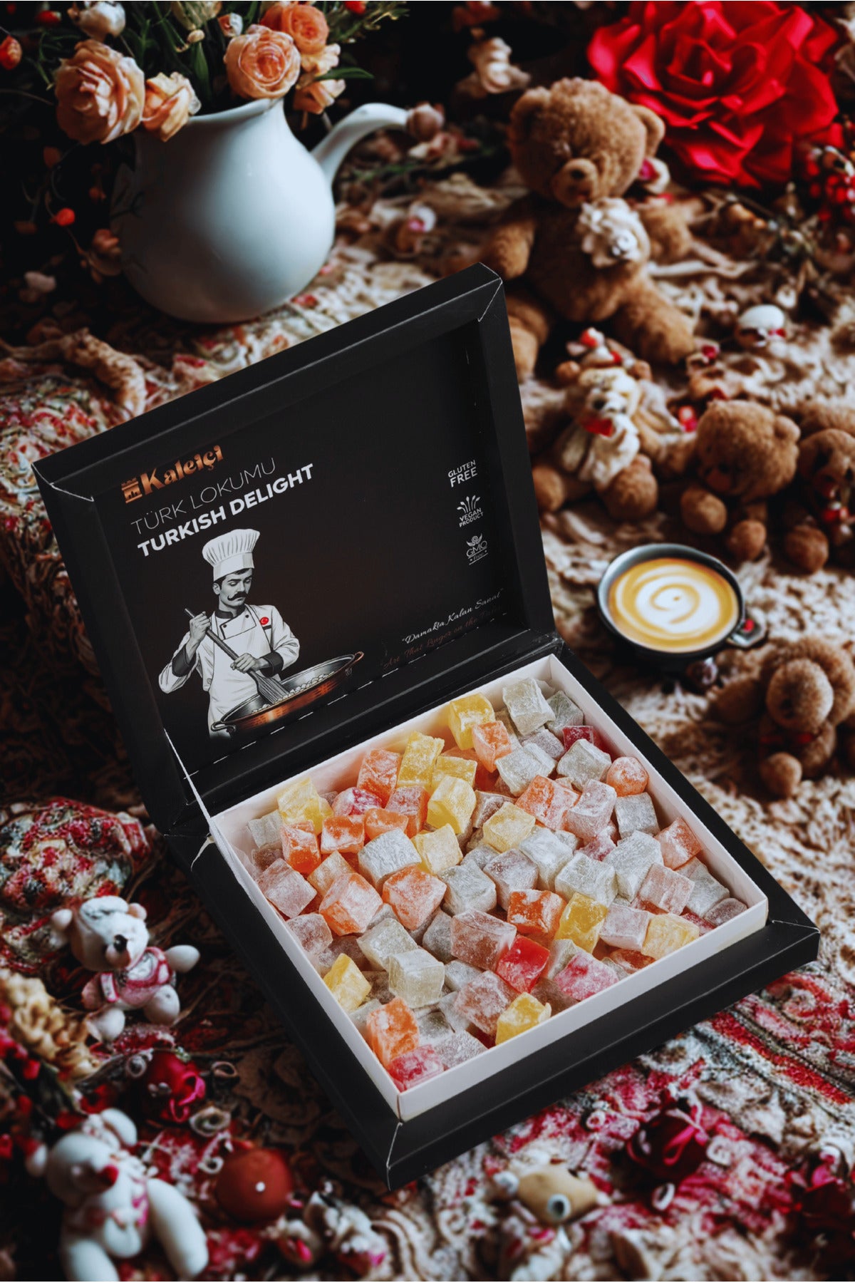 Kaleici premium delight Fruit Flavored Mini Turkish Delight 600 g