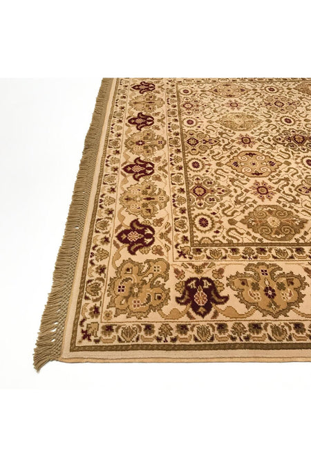 Halicizade Sultan Serisi Cerceve Pattern Hand-Woven Rug - MALLTURK