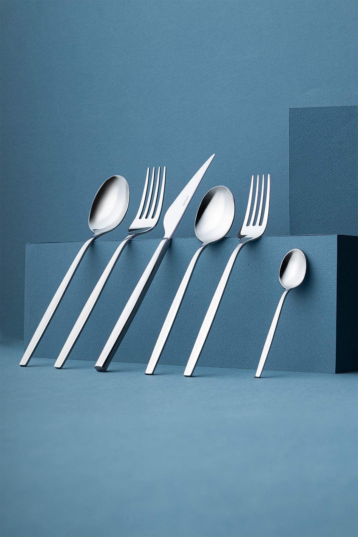 Emsan evelyn 72 Piece 12 Place Setting Flatware Set luks Boxed - MALLTURK