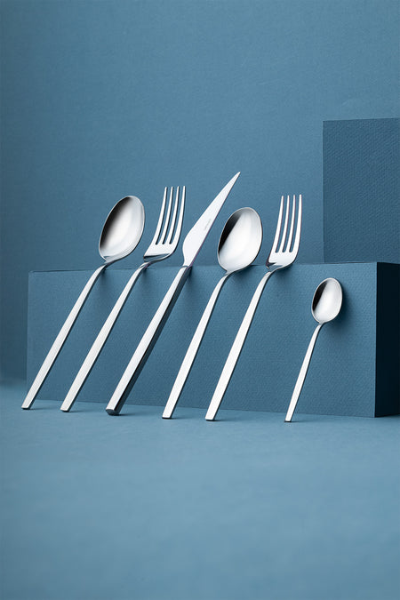 Emsan evelyn 72 Piece 12 Place Setting Flatware Set luks Boxed - MALLTURK