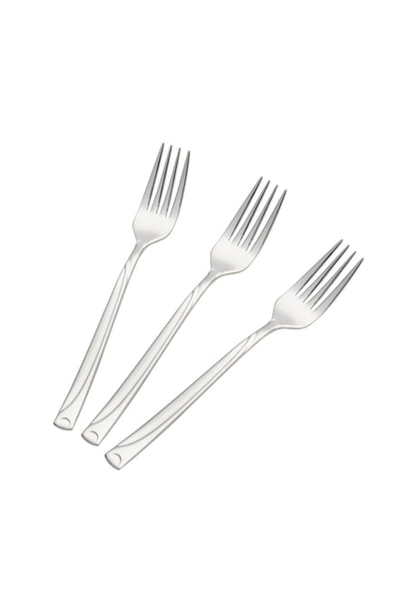 Nehir fiesta Plain 1 Set 6 Piece yemek Fork Set - MALLTURK