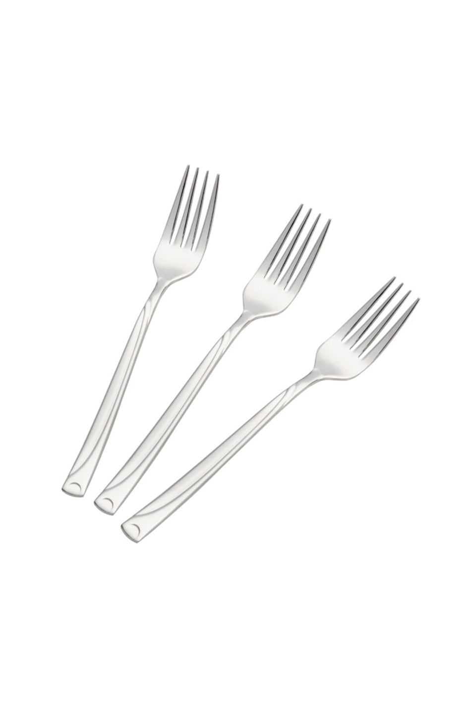 Nehir fiesta Plain 1 Set 6 Piece yemek Fork Set - MALLTURK