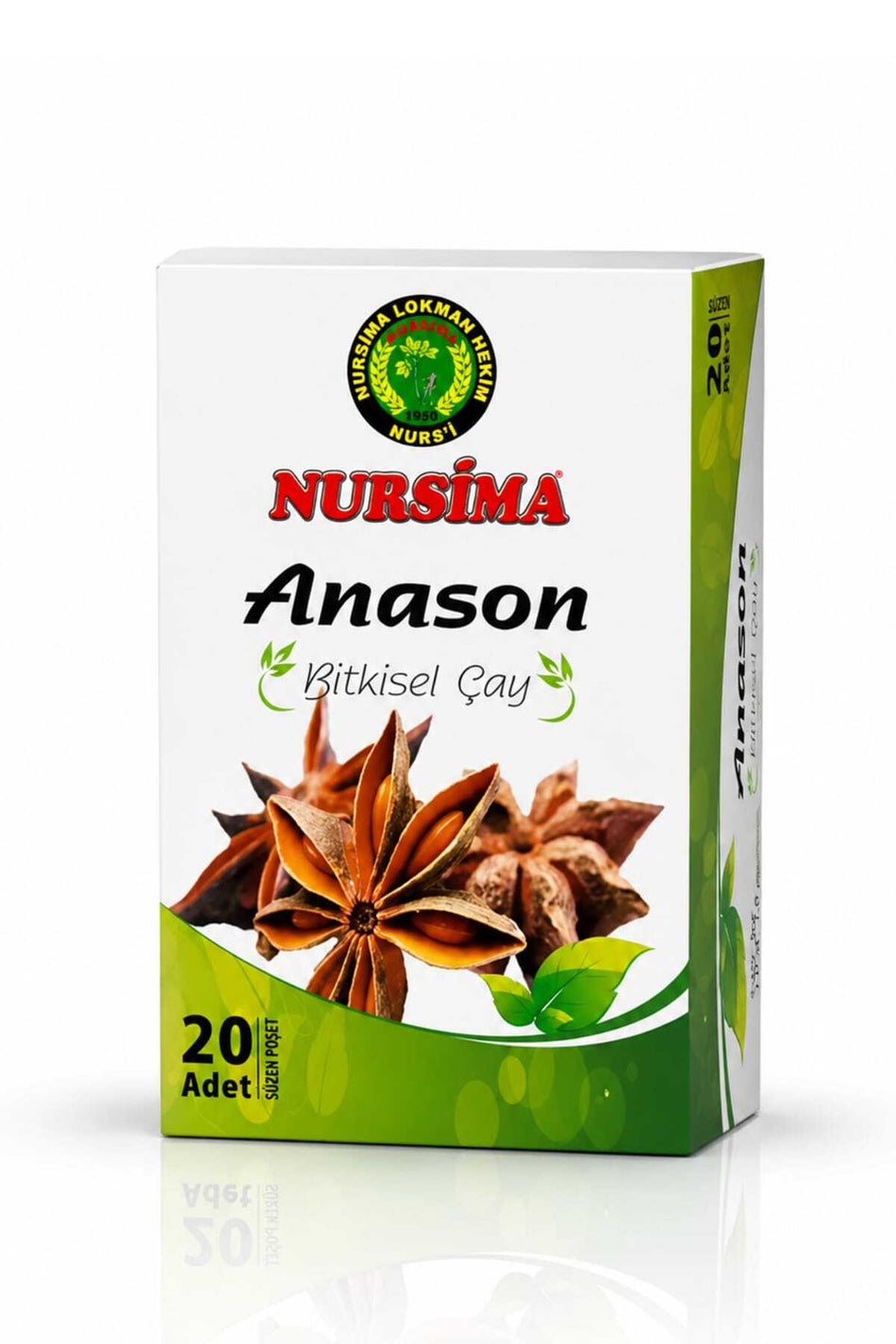 Nursima Anise Herbal Tea, 20 Filter Bags