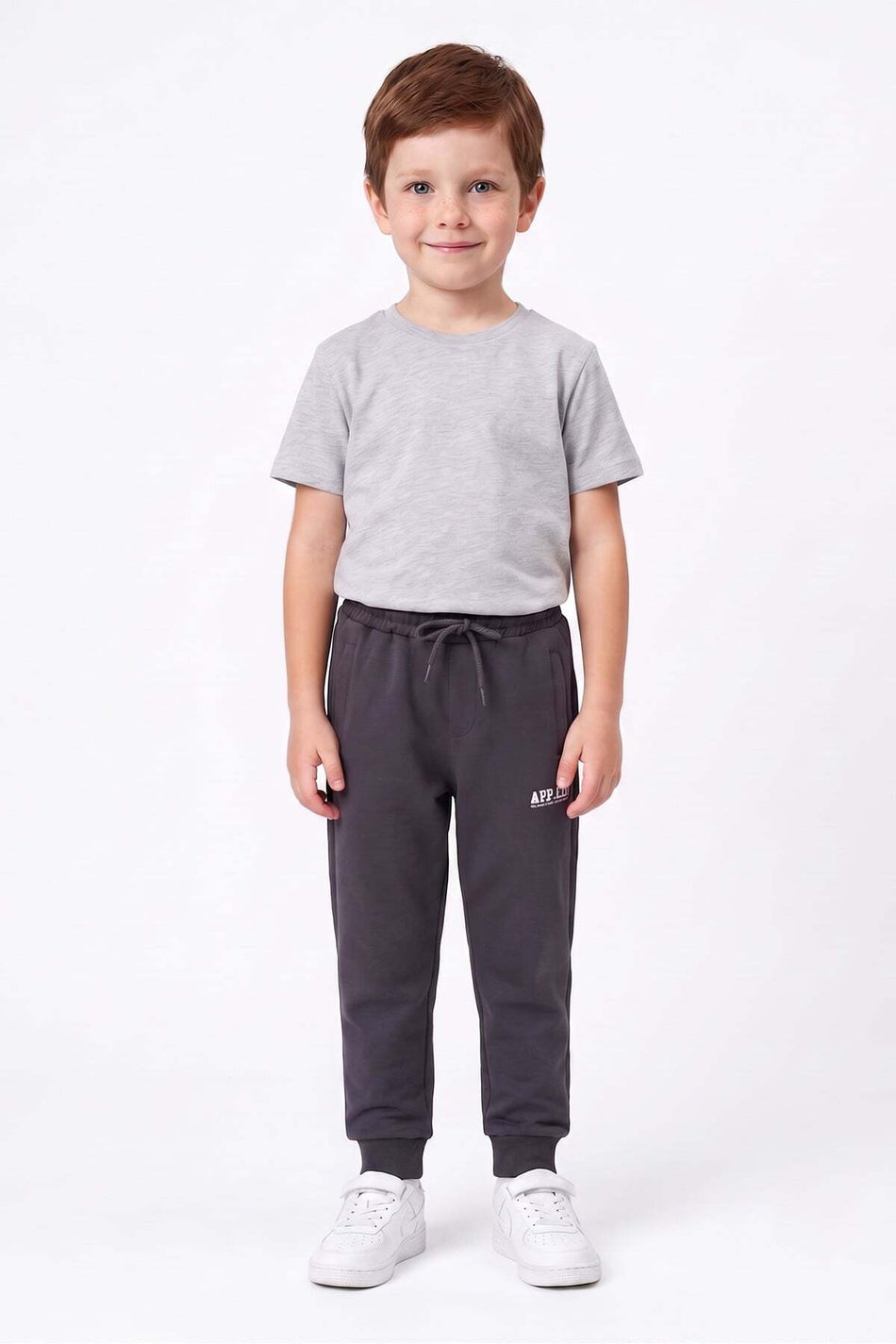 Printed Tie-Waist Boys' Sweatpants