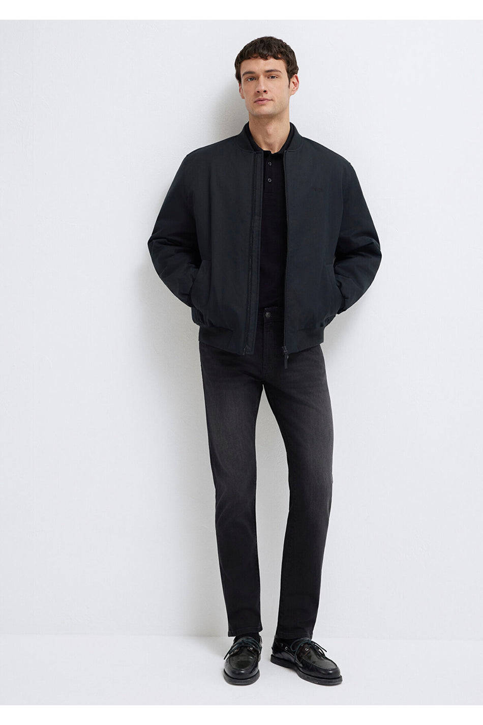Premium Dark Grey Smoke Jeans 0042218775 - MALLTURK