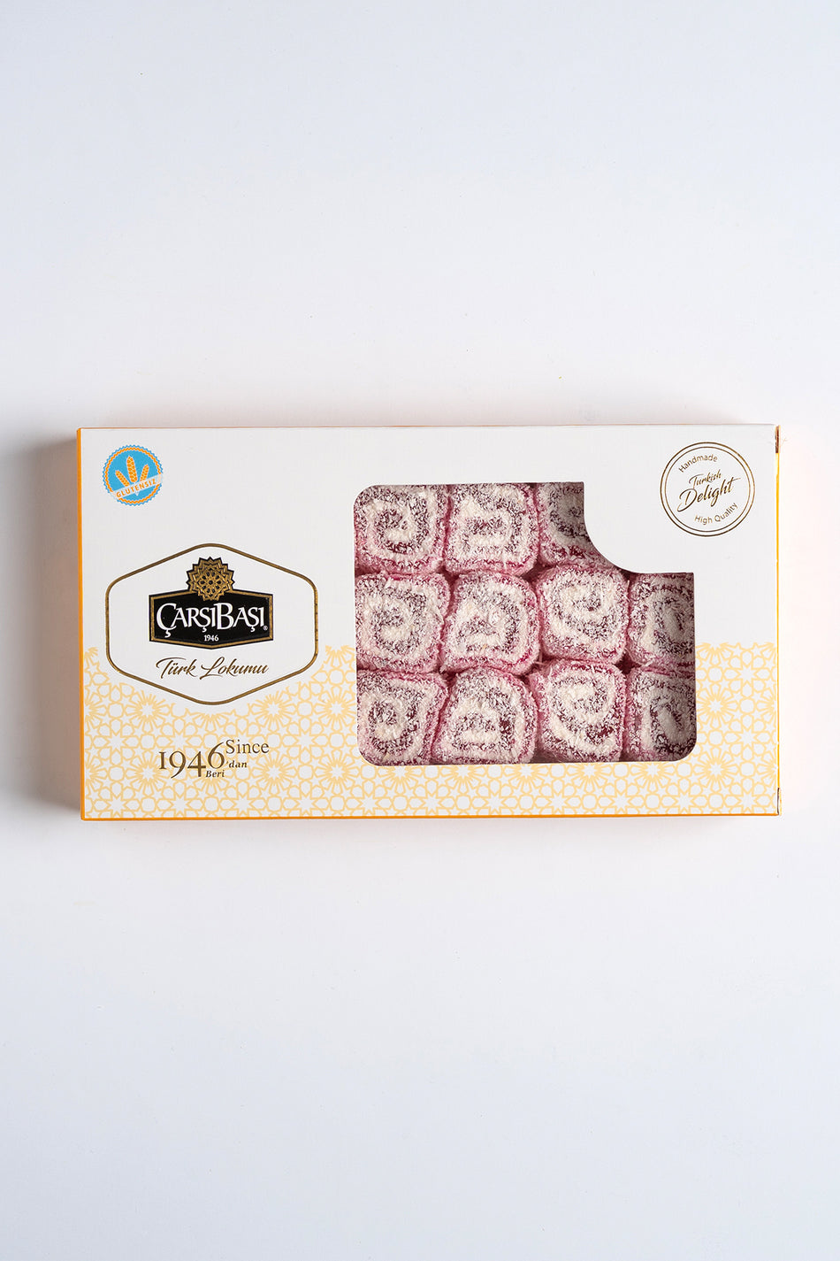 carsibasi Gluten Free cilekli Rolled Turkish Delight 500 g - MALLTURK