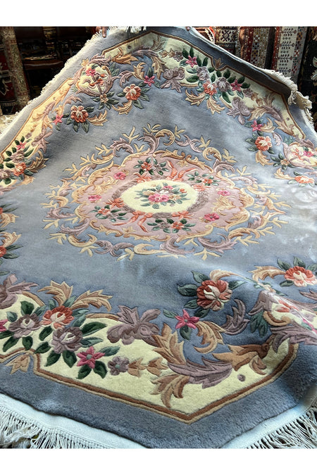 RD RAMAZAN DAG Hand Rug Art Hand-Woven Embossed Yuvarlak Chinese Rug Premium Quality Wool Weave Size 260x260 - MALLTURK