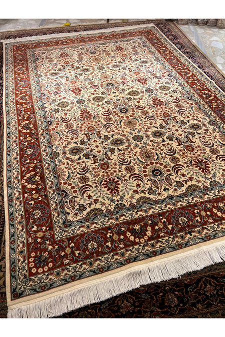 RD RAMAZAN DAG Hand Rug Art Hand-Woven Hereke Rug Special Weave Size 300x200 - MALLTURK