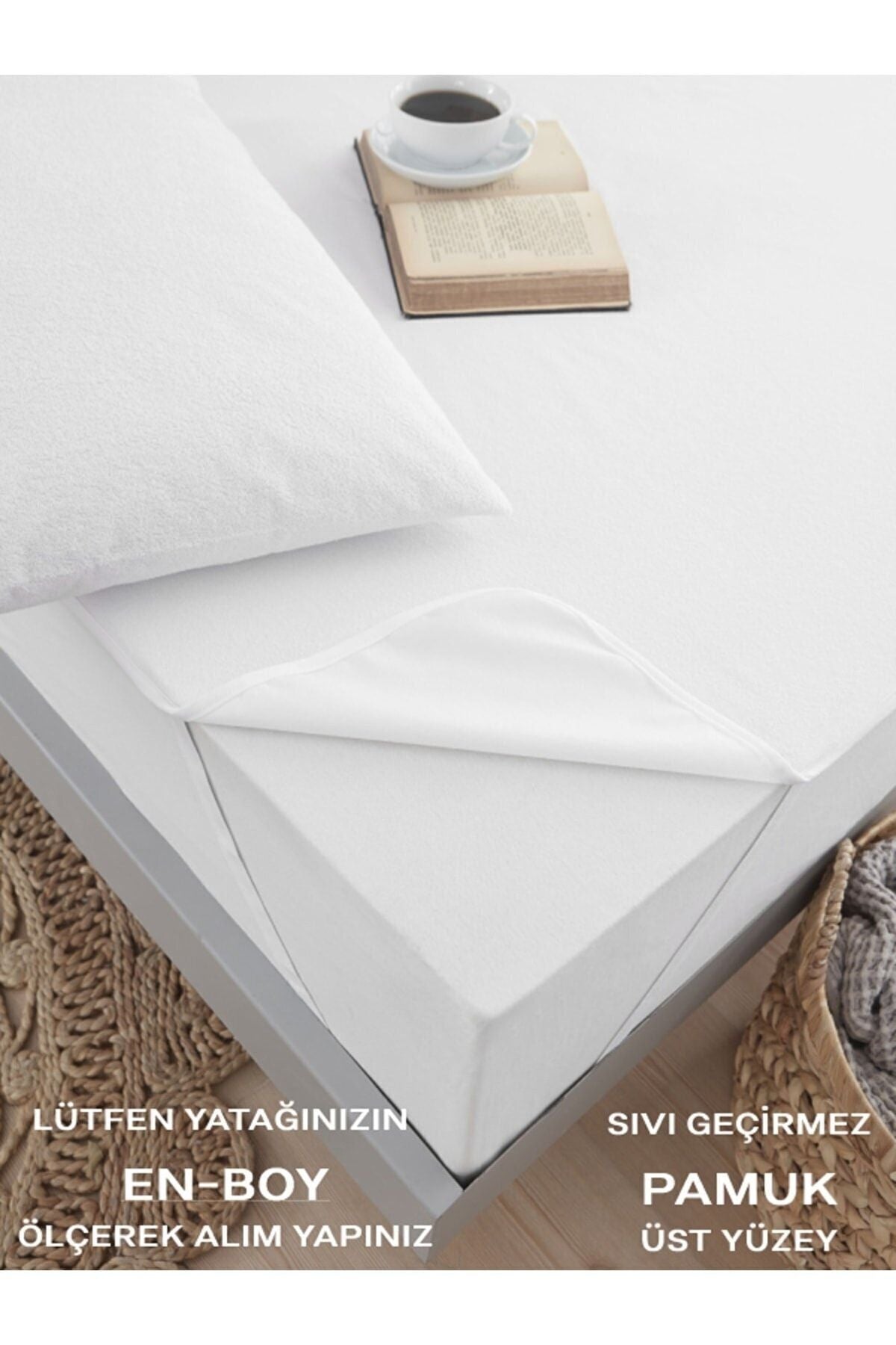Tekstil Home Waterproof Cotton Mattress Protector - MALLTURK