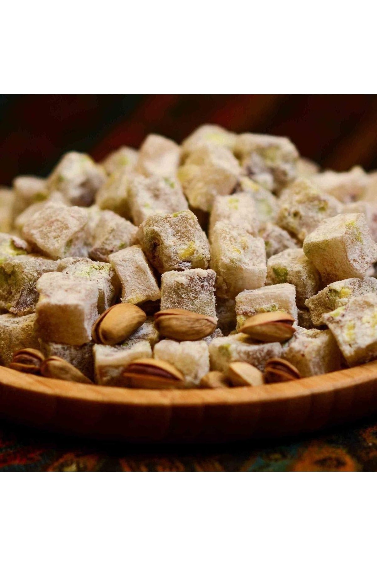 OLGUN kuruyemis Powdered Sugar Double Roasted Turkish Delight 500 g - MALLTURK