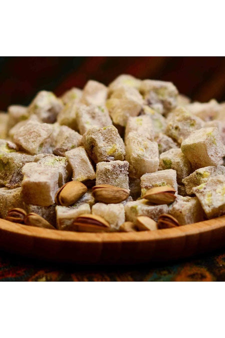 OLGUN kuruyemis Powdered Sugar Double Roasted Turkish Delight 500 g - MALLTURK