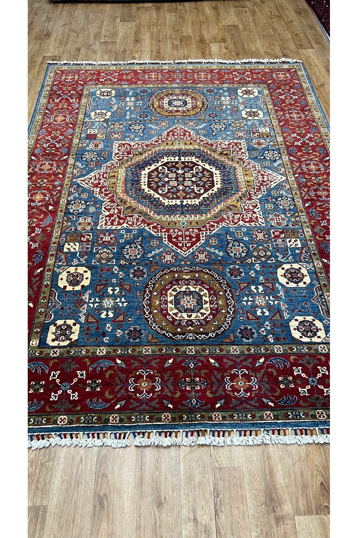 Turkmen Rug Hand-Woven Afghan Rug