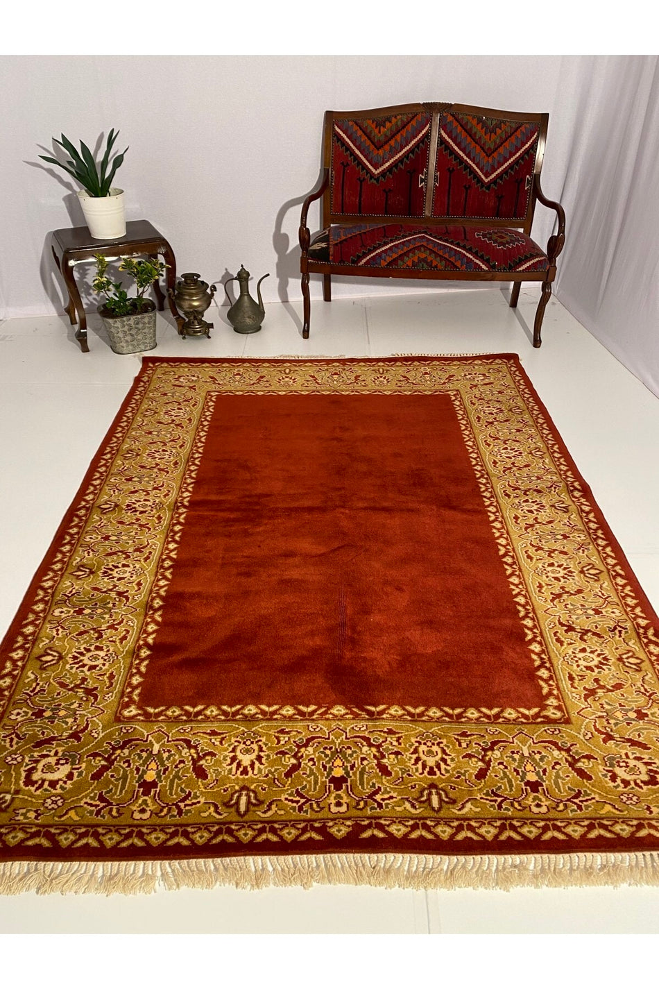 Sirvan Hali Handwoven Antique yoruk Carpet - 180 x 227 - MALLTURK