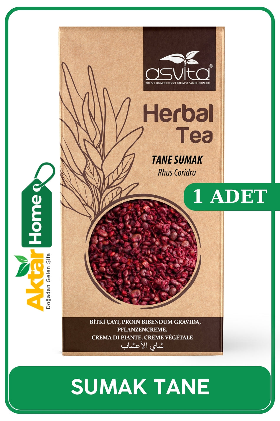 ASVITA ASVITA Sumac (Piece) 125 Gr