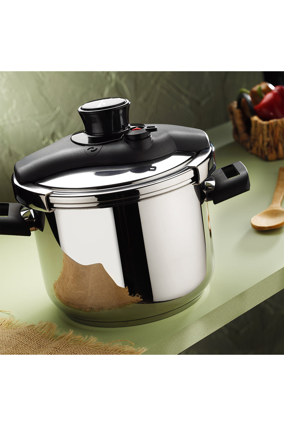 Aryildiz Solo Pressure Cooker 6+4 Liters - MALLTURK