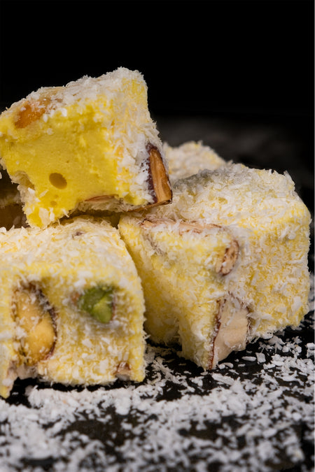 Zalifra safranli net 500 g meshur safranbolu Turkish Delight Glucose Free Gluten Free Turkish Delight - MALLTURK